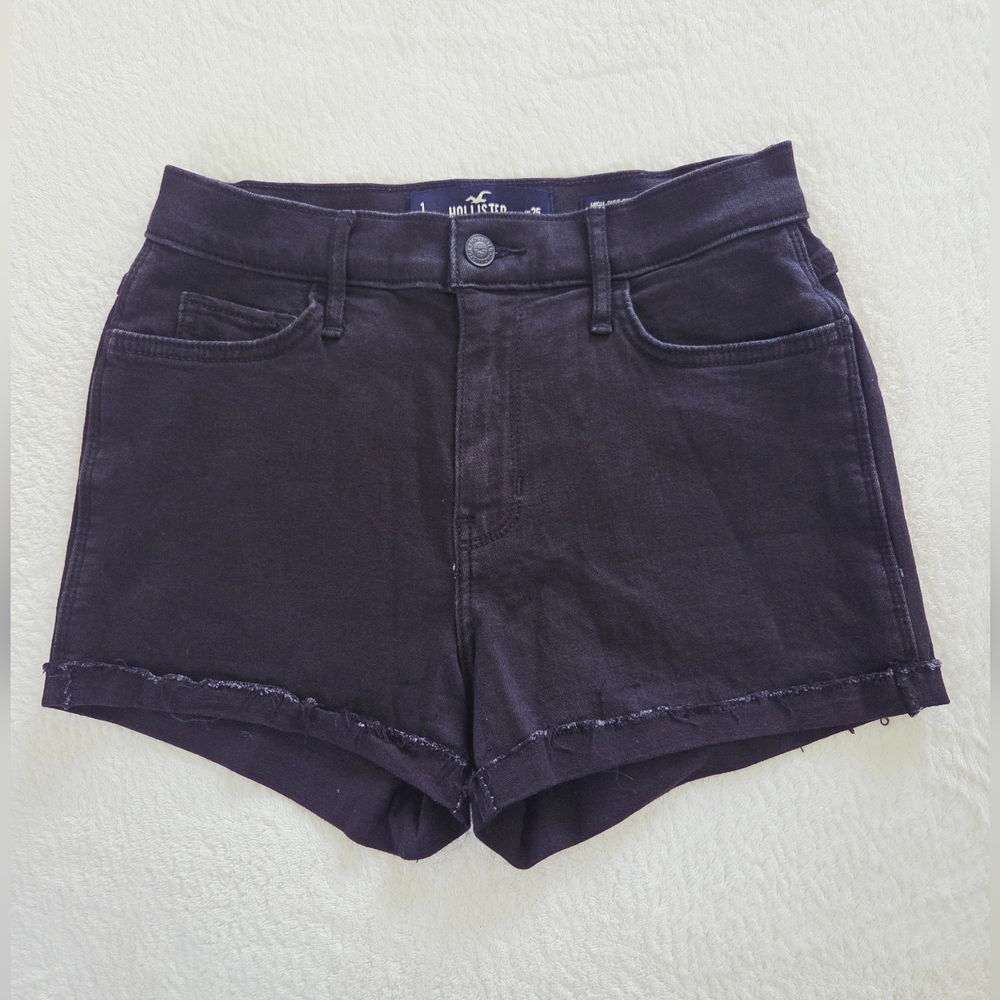 Hollister ✨️ Women's Black Denim Jean Shorts Size W25